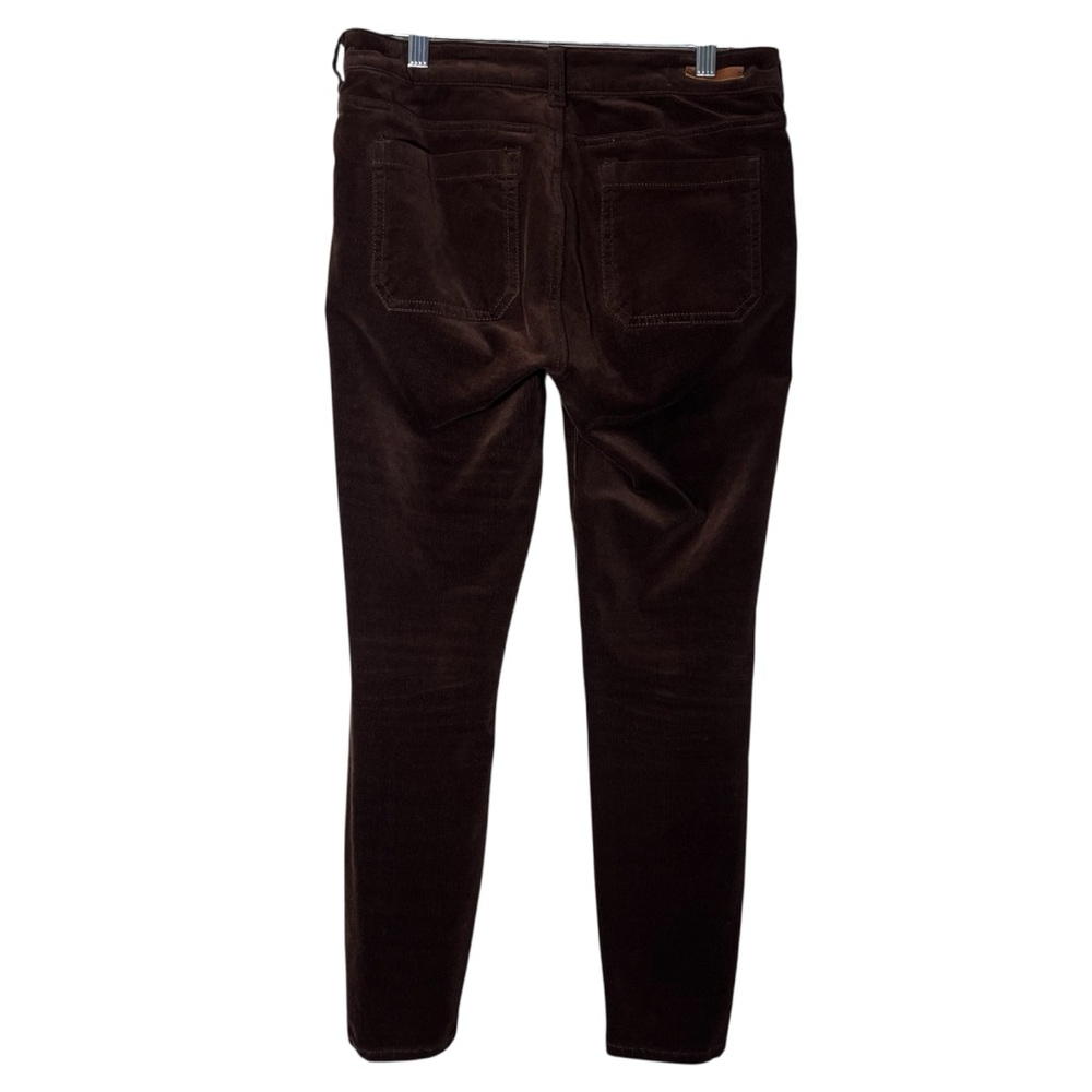 Anthropologie Brown High-Rise Skinny Corduroy Pants - Picture 3 of 16